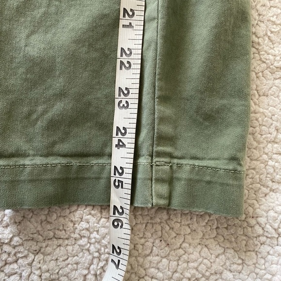 Nili Lotan Tel Avi Mid Weight stretchy Cropped Twill Pants, Size 6 - Picture 4 of 10